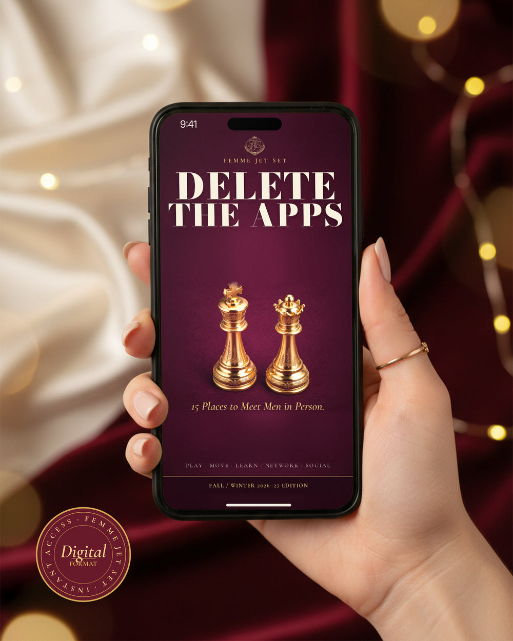 Delete the Apps — 15 Places to Meet Men in Person in New York – digital format on iPhone