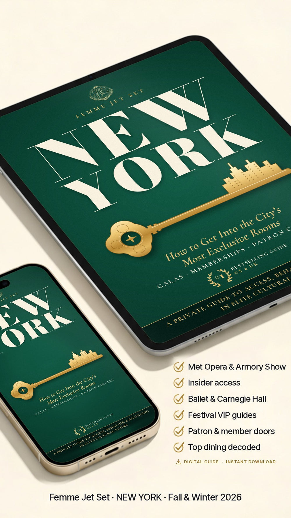 New York — Access, Explained. 22 Institutions, Five Doors, One Season. – digital format on iPad and iPhone