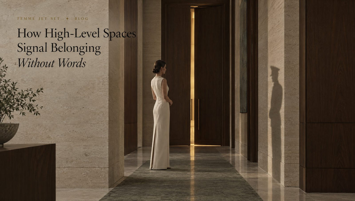 How High-Level Spaces Signal Belonging Without Words