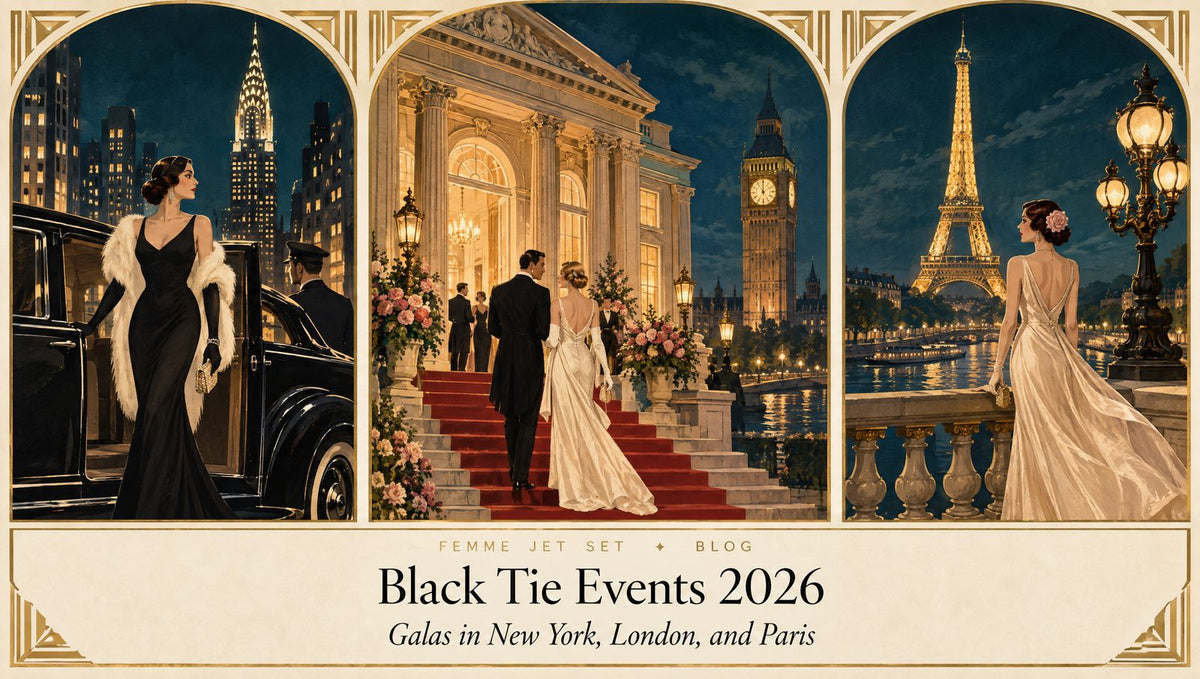 Black Tie Events 2026: Galas in New York, London, and Paris