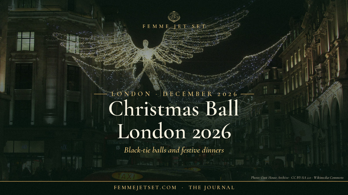 Regent Street Christmas angel lights, London, Christmas Ball London 2026 cover