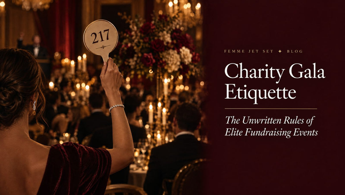 Charity Gala Etiquette: The Unwritten Rules of Elite Fundraising Events