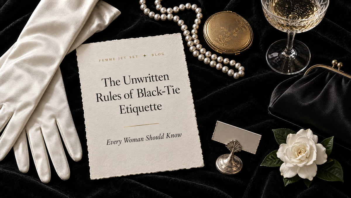 The Unwritten Rules of Black-Tie Etiquette Every Woman Should Know