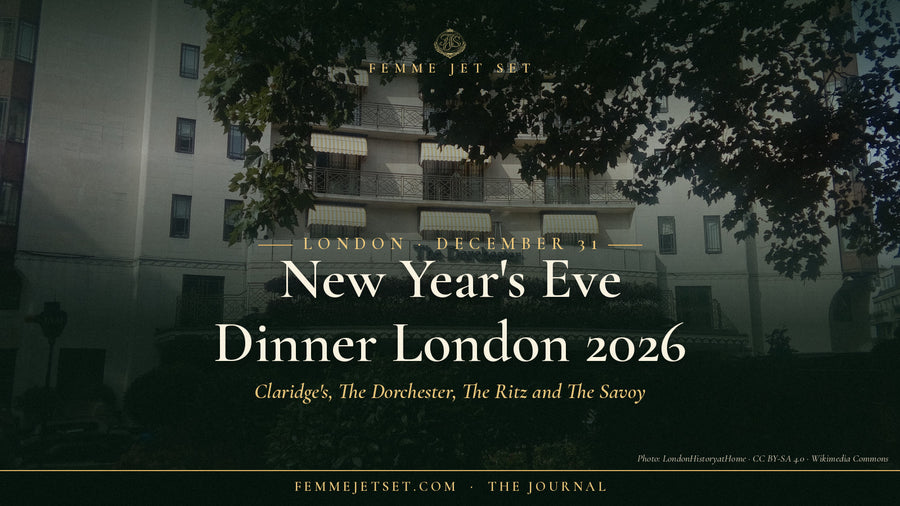 New Year's Eve Dinner London 2026: Grand Hotel Tables