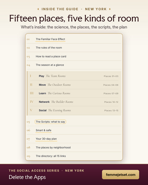 Inside Delete the Apps: contents, from the Familiar Face Effect to fifteen places and a 30-day plan