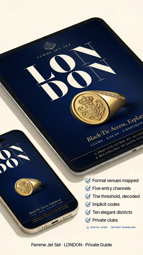 London — Access, Explained. How entry really works. – digital format on iPad and iPhone
