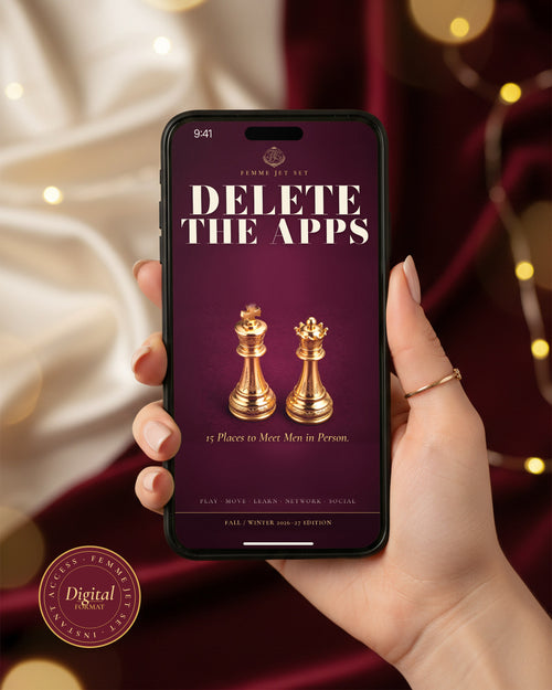 Delete the Apps — 15 Places to Meet Men in Person in New York – digital format on iPhone