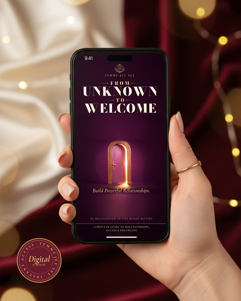 From Unknown to Welcome - How entry really works. – digital format on iPhone